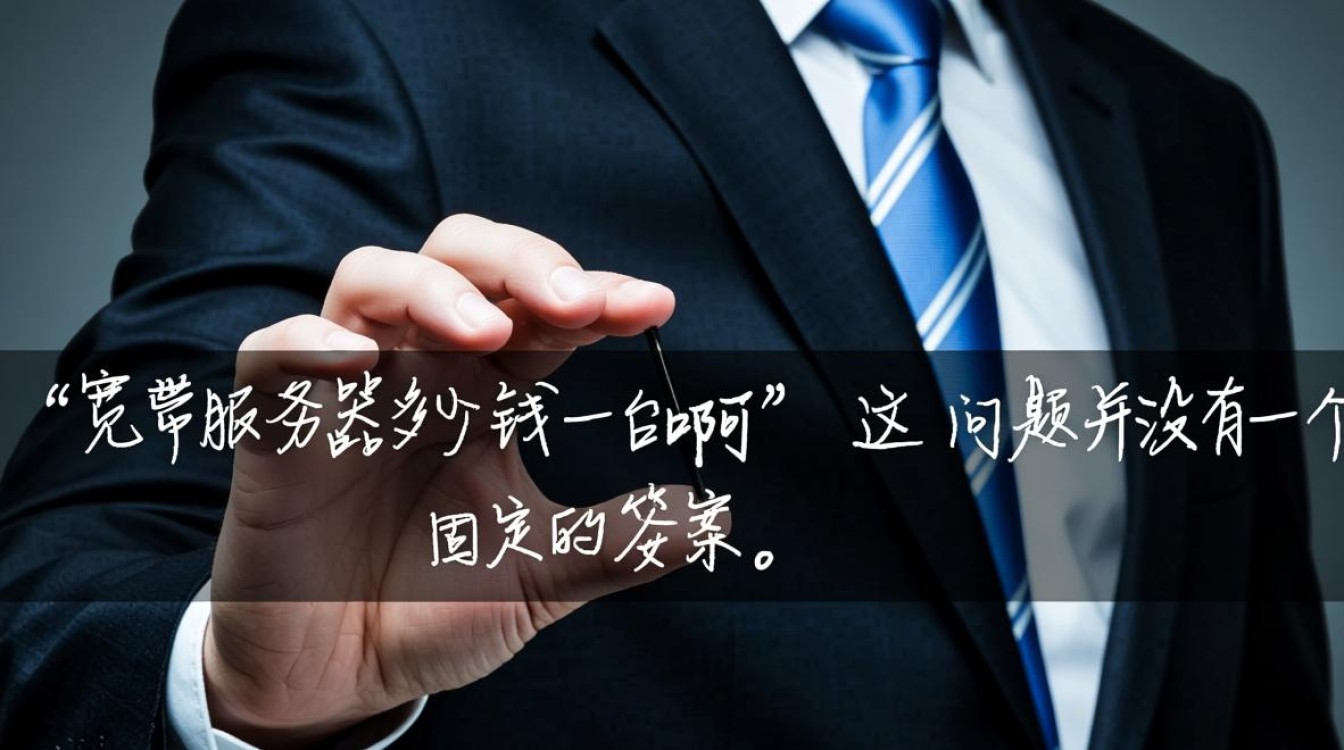 宽带服务器一台多少钱？2025年价格是多少？