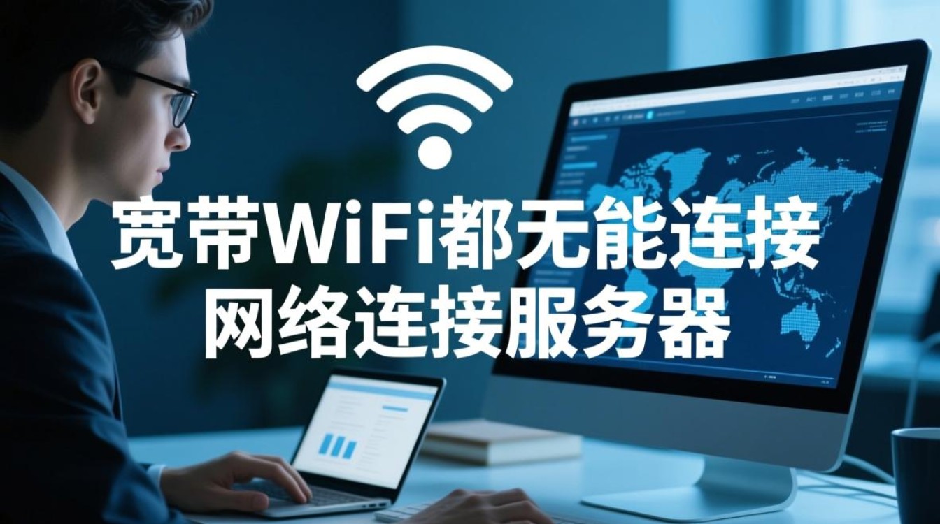 宽带WiFi连不上网，服务器也连不上，咋回事啊？