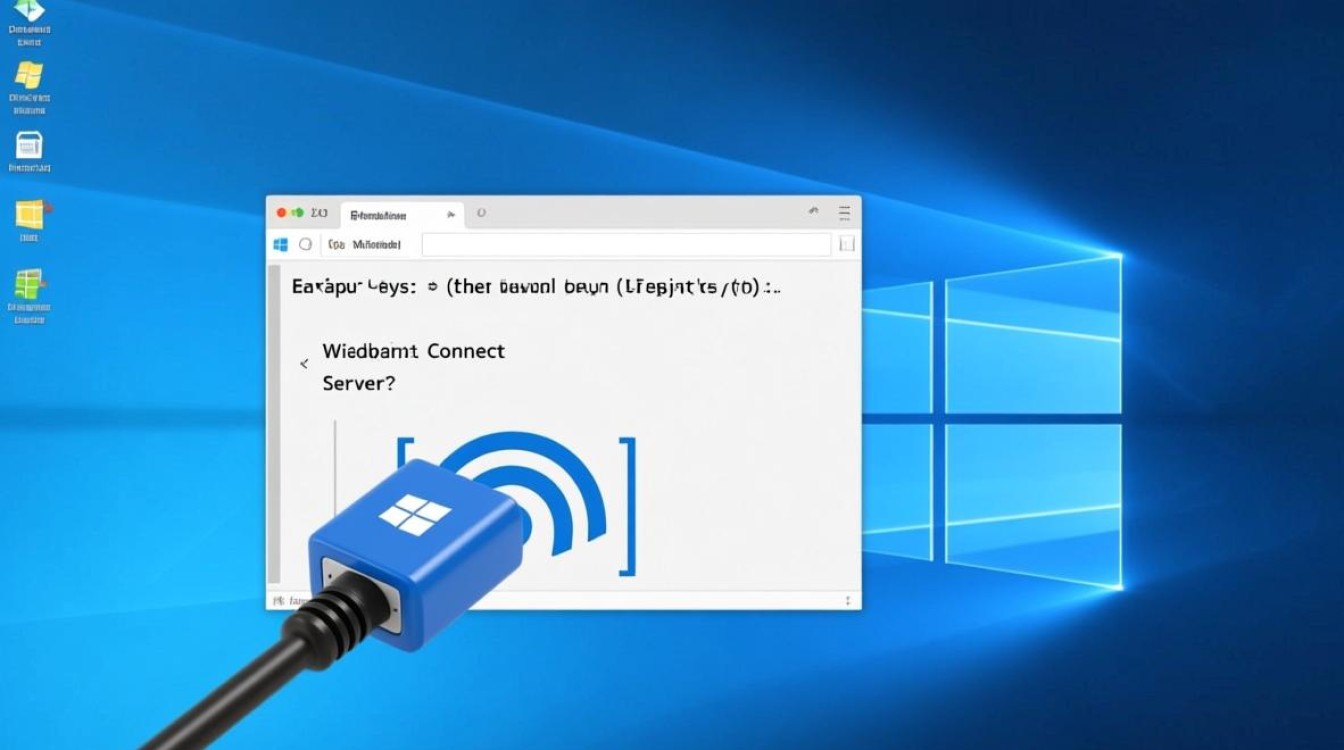 Win10如何用命令行连接宽带服务器？详细步骤是怎样的？