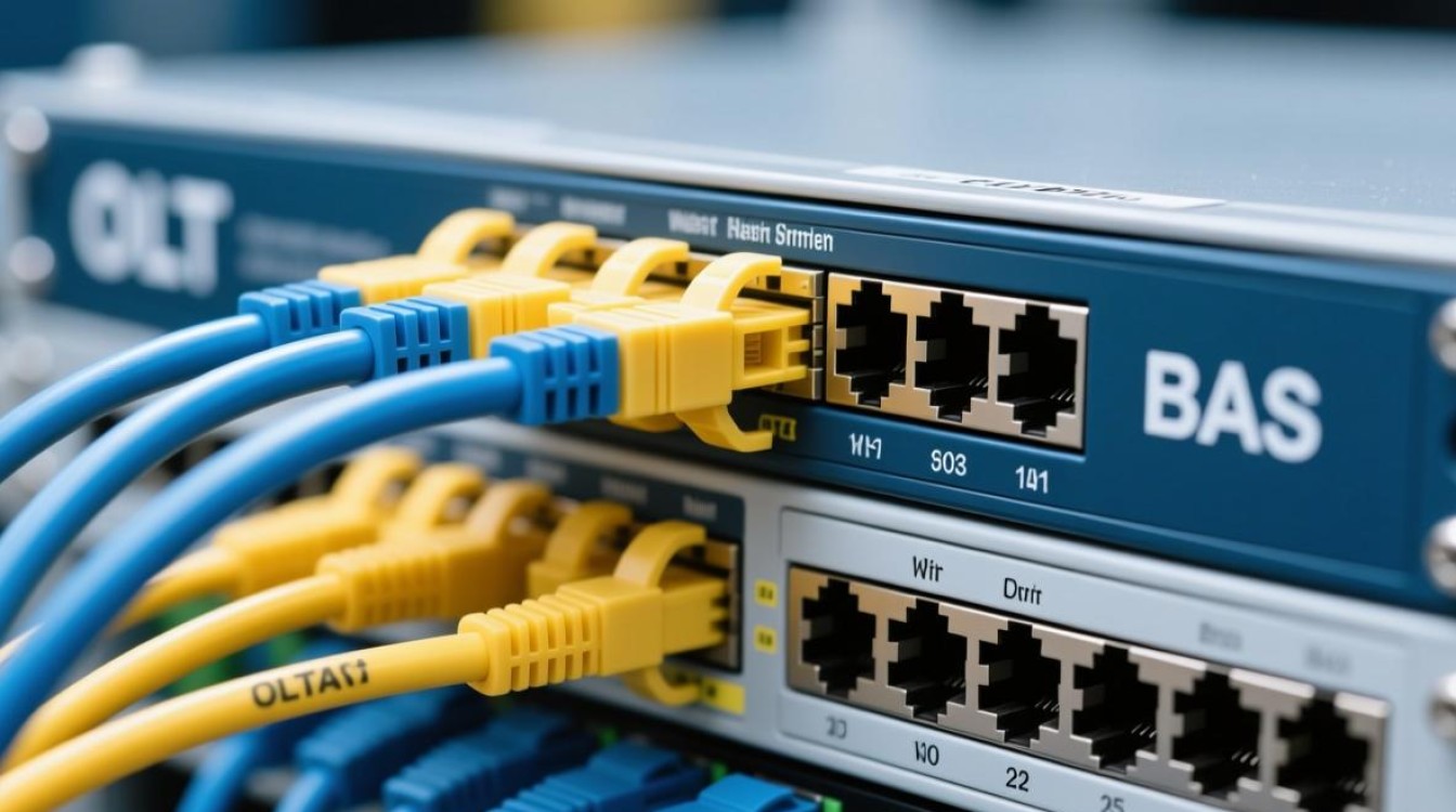 olt与宽带接入服务器bas的具体连接方式是什么？