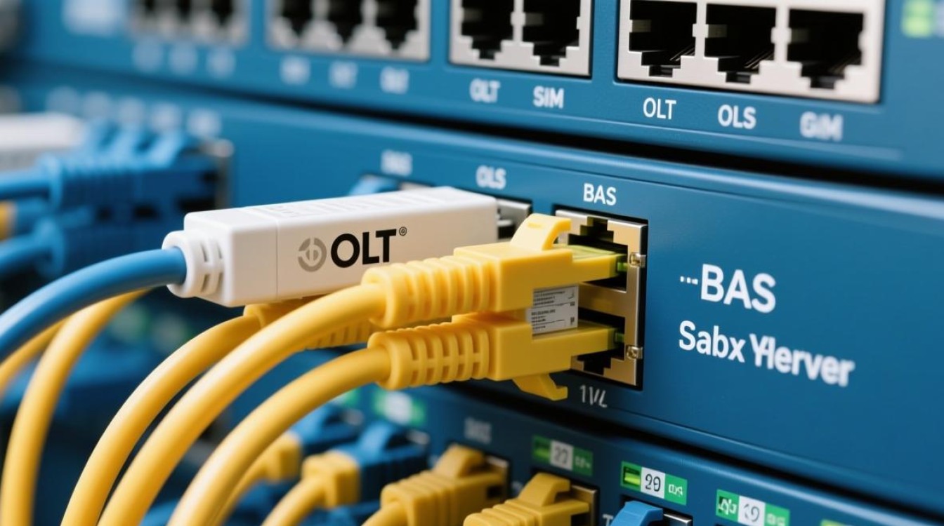 olt与宽带接入服务器bas的具体连接方式是什么？