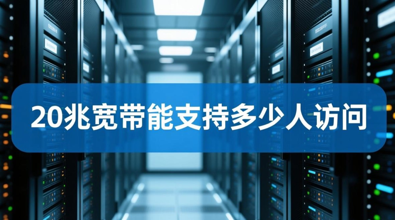 服务器20兆宽带究竟能支持多少人同时在线访问？