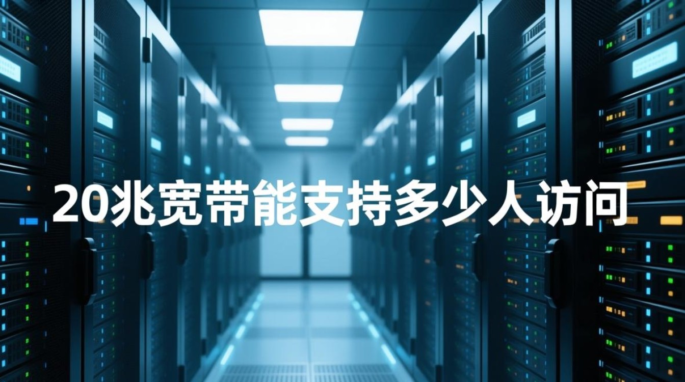服务器20兆宽带究竟能支持多少人同时在线访问？