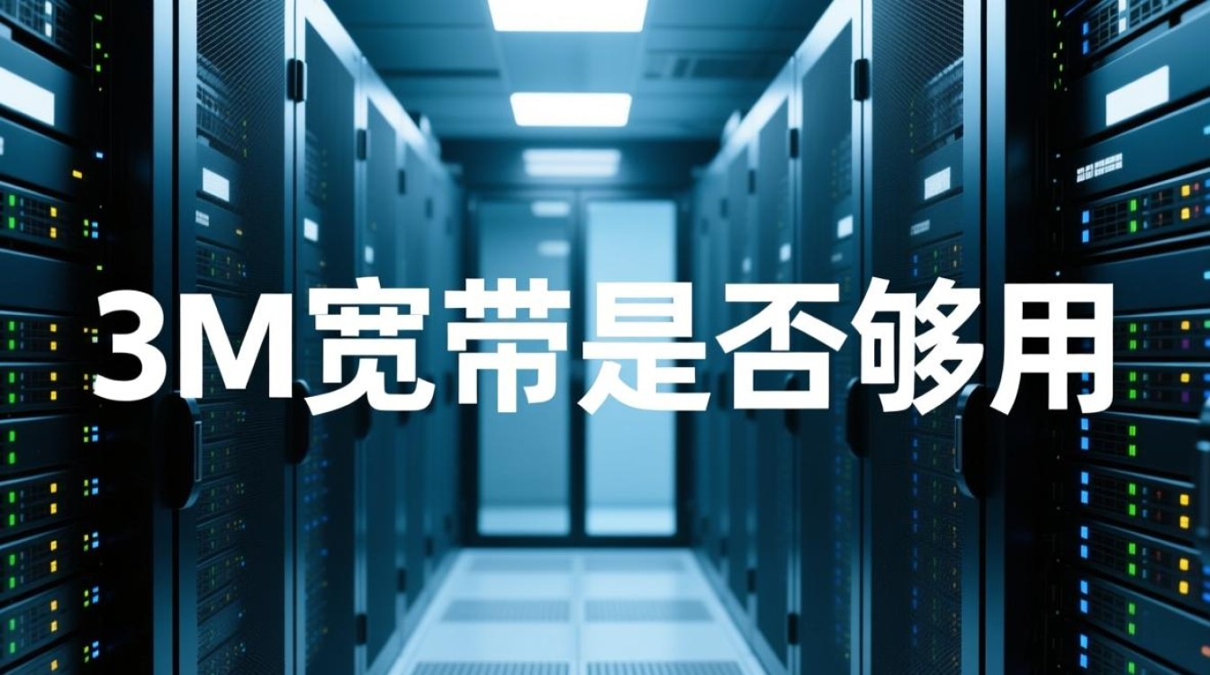 服务器3M宽带够用吗？高并发场景会卡顿吗？
