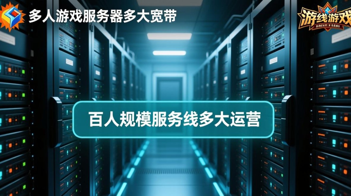 百人游戏服务器需要多大宽带才能流畅运行不卡顿？