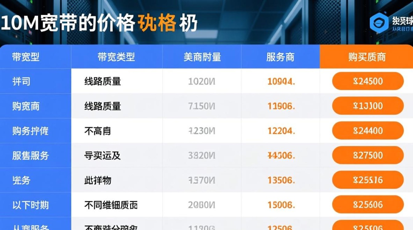 服务器10M宽带价格是多少?影响费用的因素有哪些? 服务器10M宽带价格是多少?影响费用的因素有哪些?