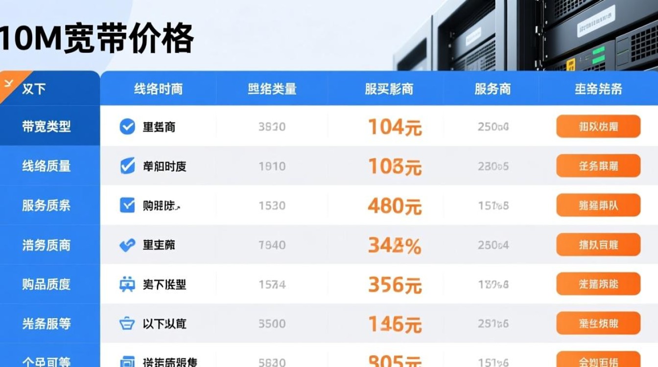 服务器10M宽带价格是多少?影响费用的因素有哪些? 服务器10M宽带价格是多少?影响费用的因素有哪些?