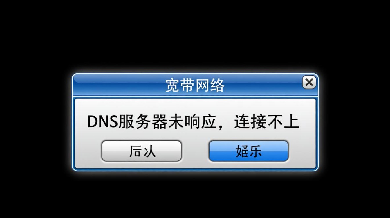 宽带dns服务器未响应，连接不上怎么办？