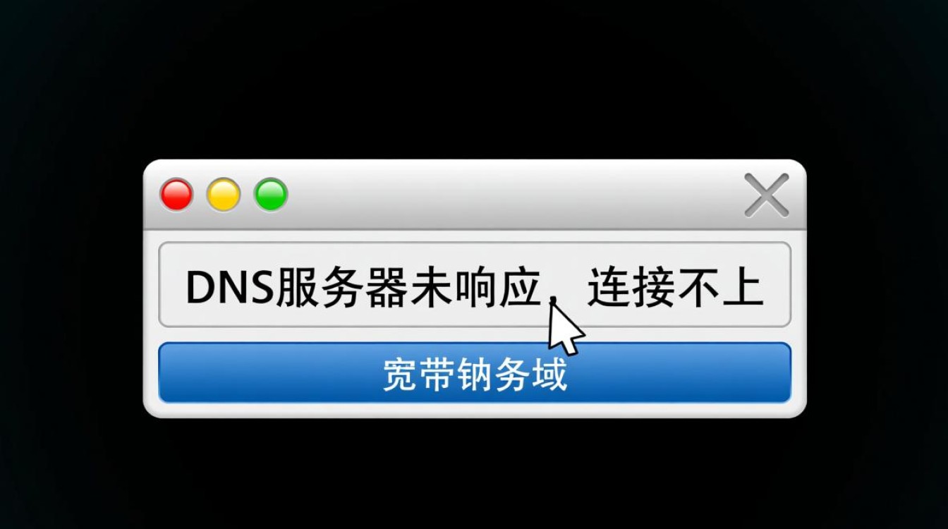 宽带dns服务器未响应，连接不上怎么办？