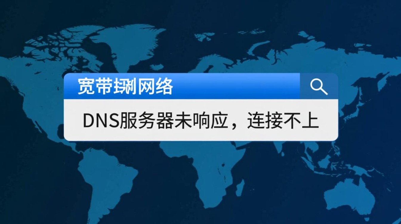 宽带dns服务器未响应，连接不上怎么办？