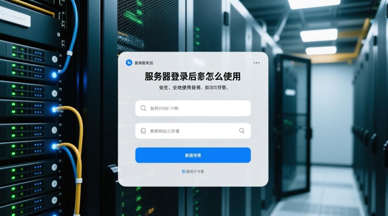服务器登录后，新手怎么操作？命令行和界面功能详解？