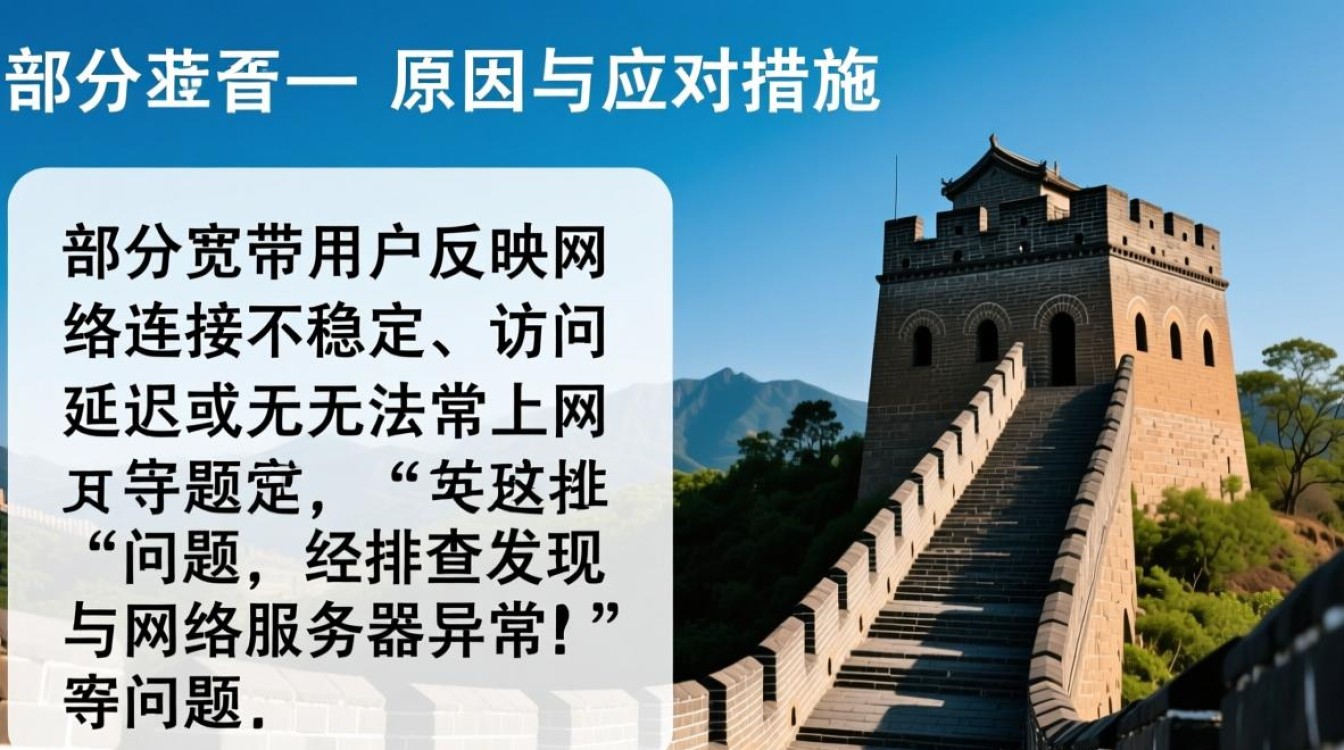 长城宽带网络服务器异常怎么办？影响多久能恢复正常？