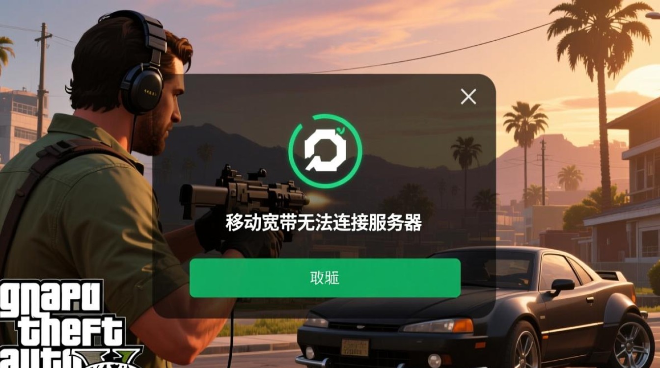 gta5移动宽带连不上服务器怎么办？