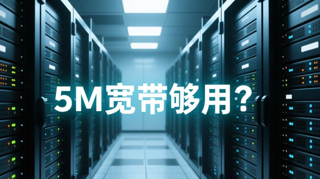 服务器5M宽带够用吗？能承受多少并发和流量？