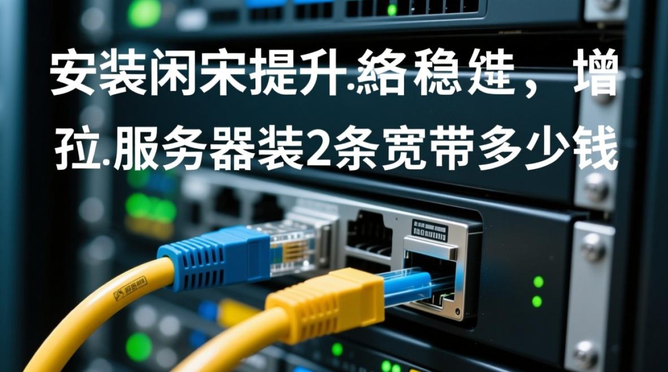 服务器装2条宽带费用是多少？具体价格怎么算？
