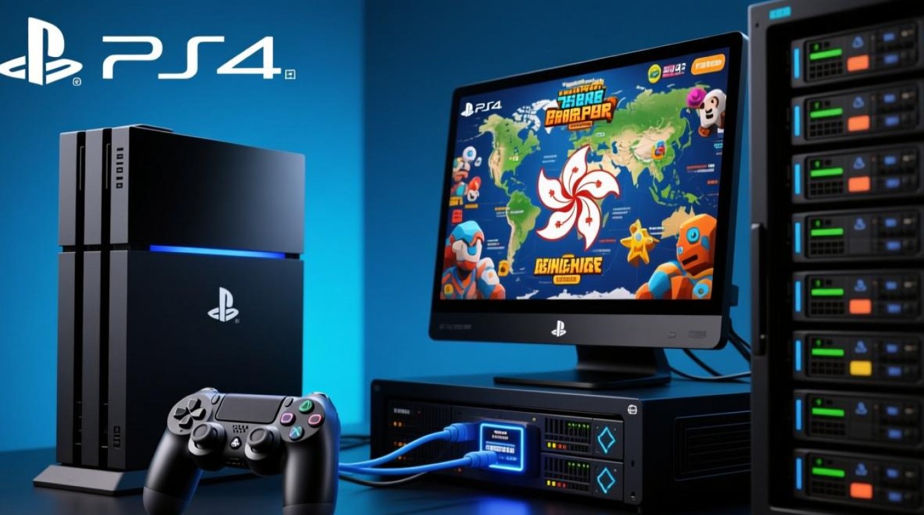 PS4长城宽带连港服服务器怎么连？不卡教程有吗？