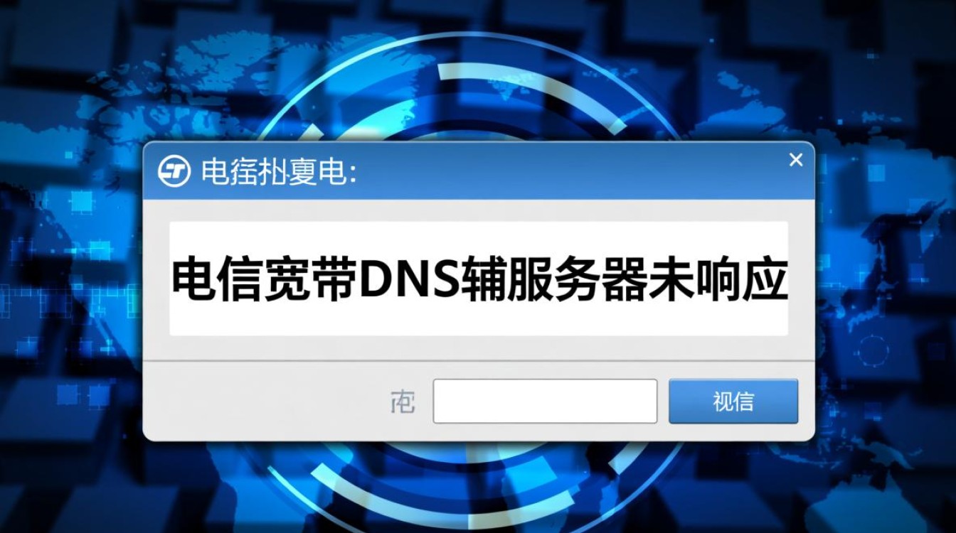 电信宽带dns辅服务器未响应怎么办? 电信宽带dns辅服务器未响应怎么办?