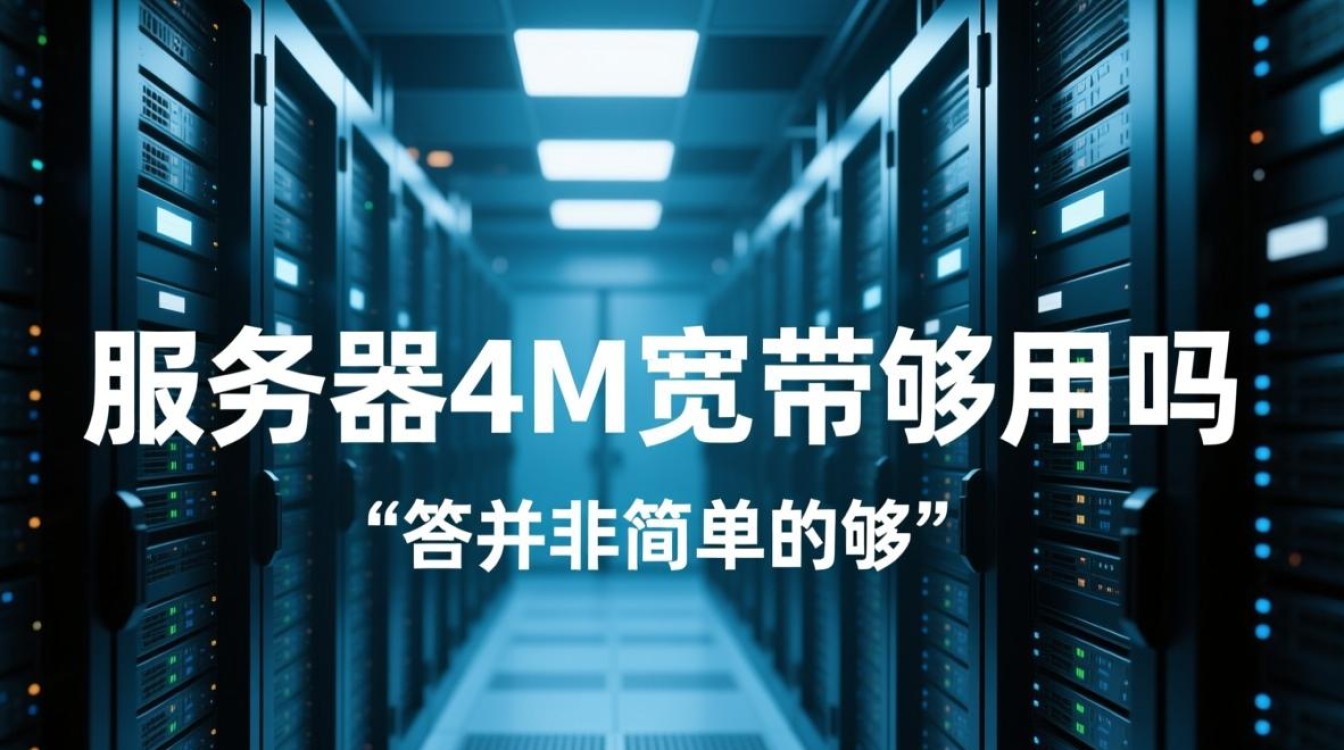 服务器4M宽带实际使用体验怎么样？够支撑多少并发用户？