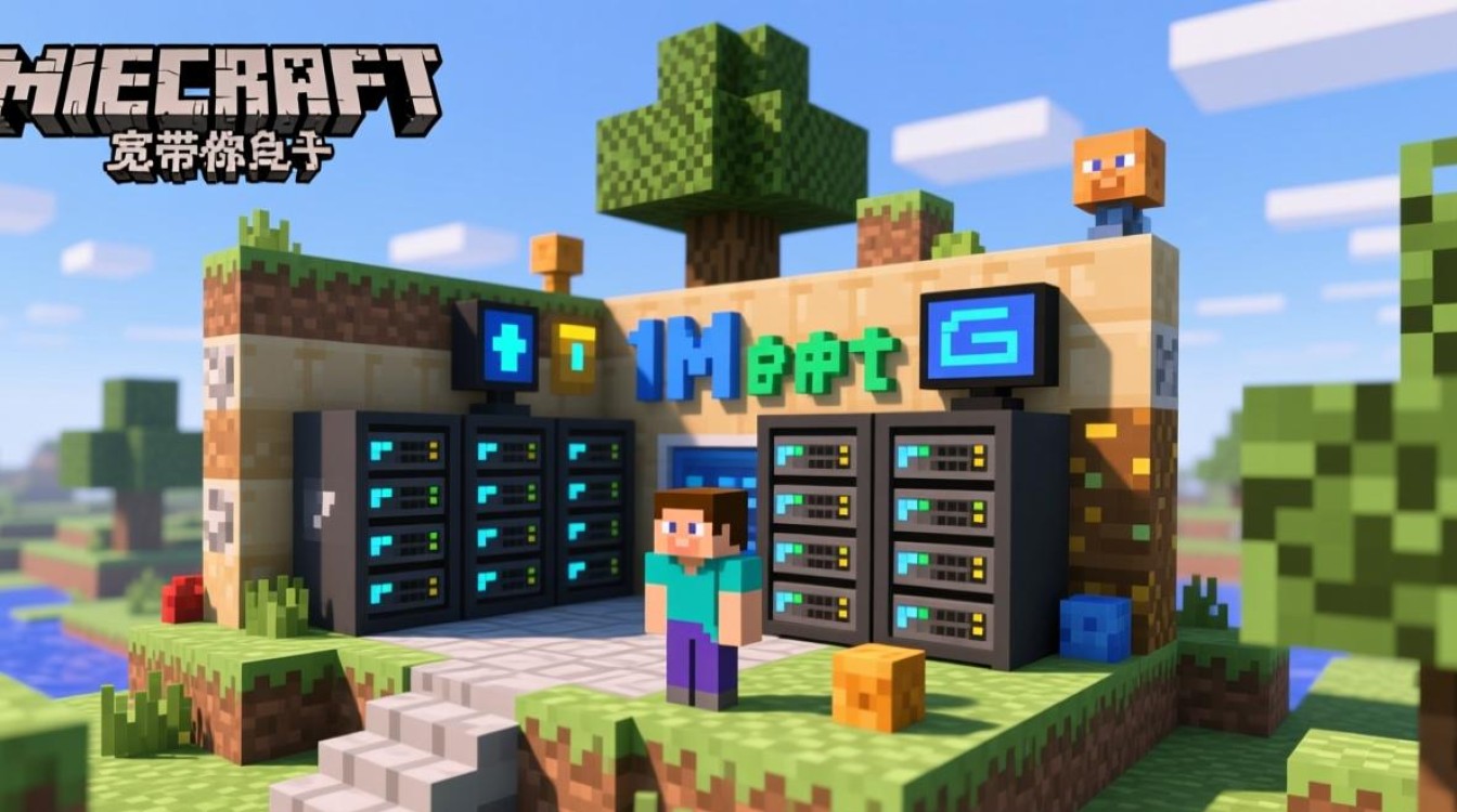 我的世界1m宽带服务器能流畅带多少玩家在线？