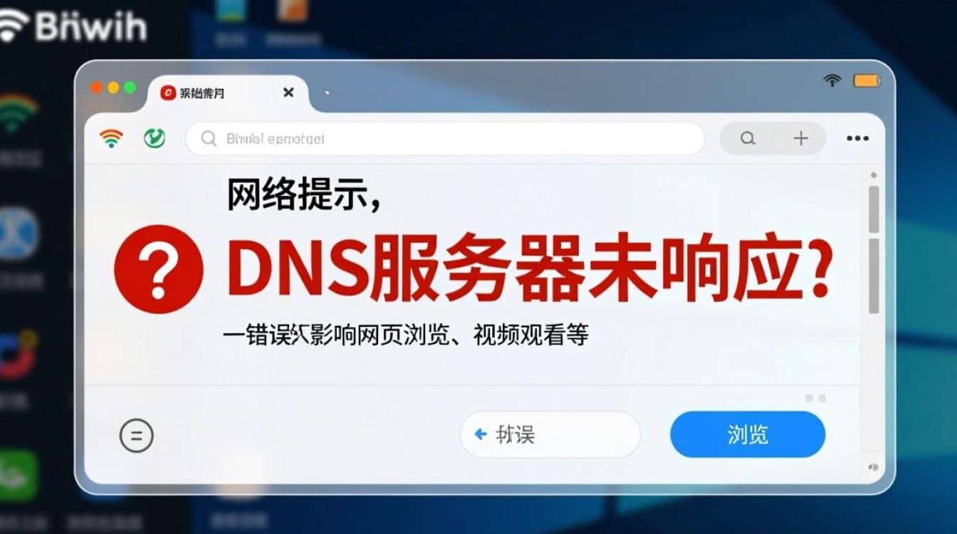 宽带网络提示dns服务器未响应怎么办？