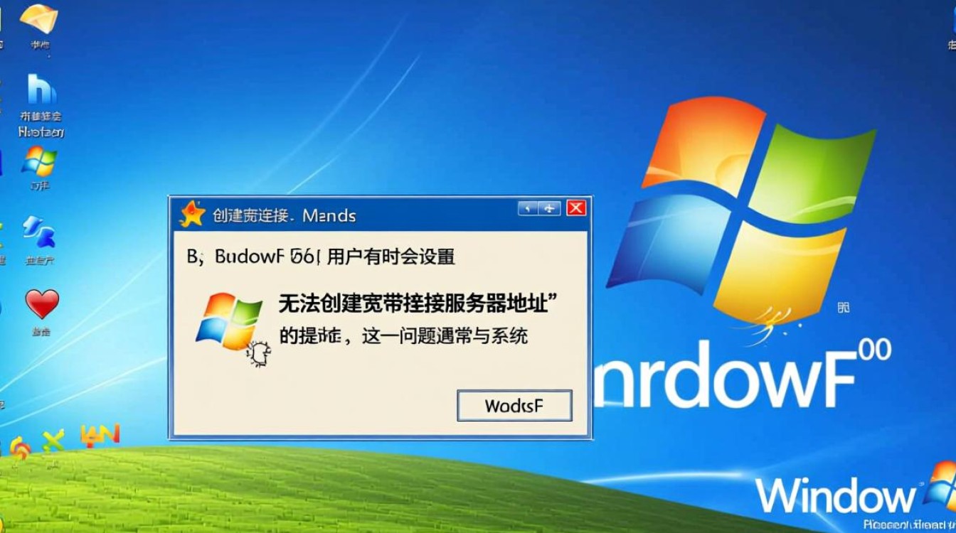 xp系统无法创建宽带连接怎么办？服务器地址怎么填？