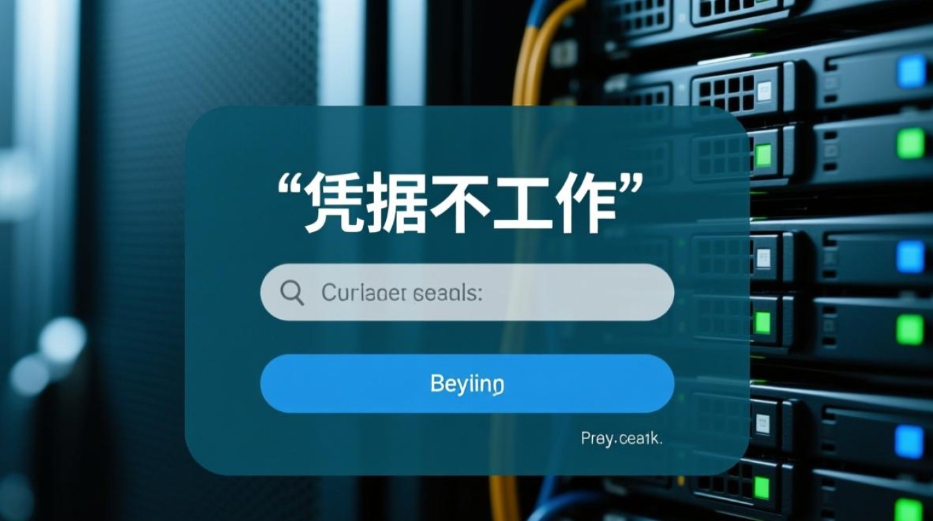 服务器登录凭据不工作怎么办？解决方法有哪些？