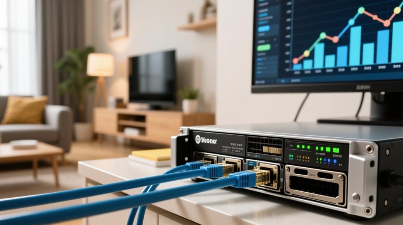 群晖服务器如何同时接收两条宽带实现负载均衡？