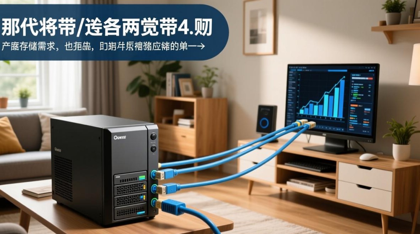 群晖服务器如何同时接收两条宽带实现负载均衡？