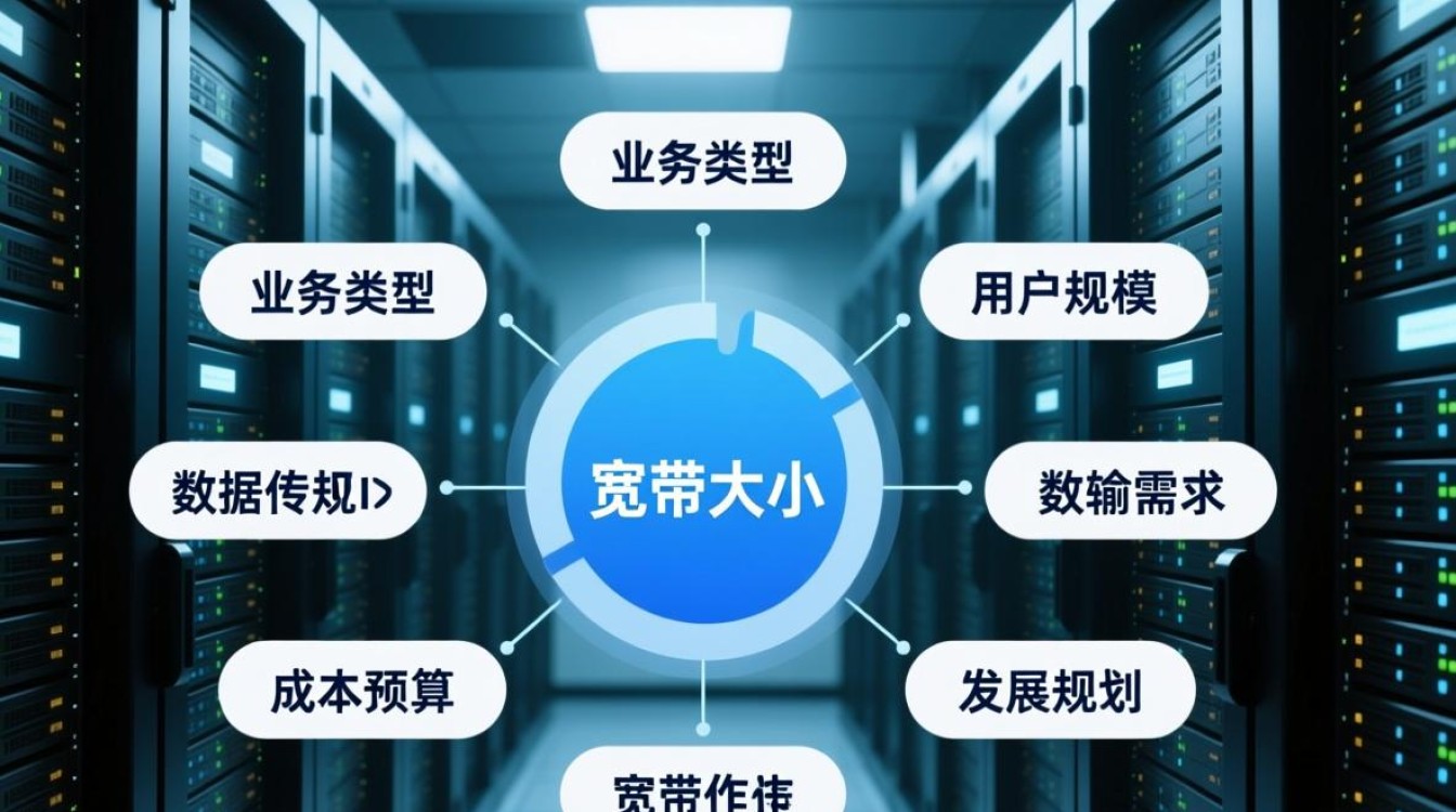 服务器挂多大宽带好？如何根据需求选带宽？