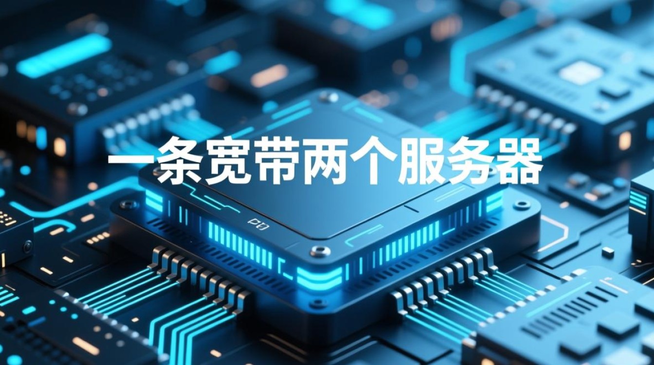 一条宽带如何同时连接两个服务器不卡顿？