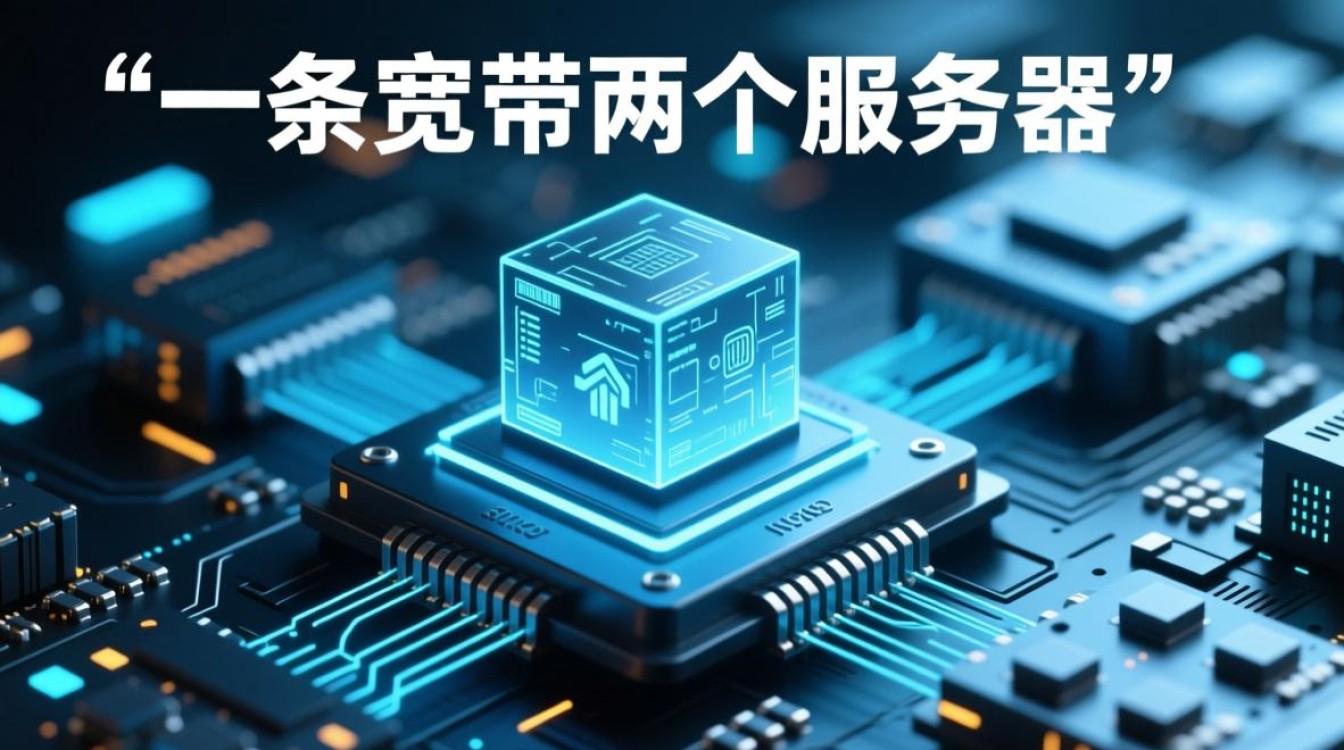 一条宽带如何同时连接两个服务器不卡顿？