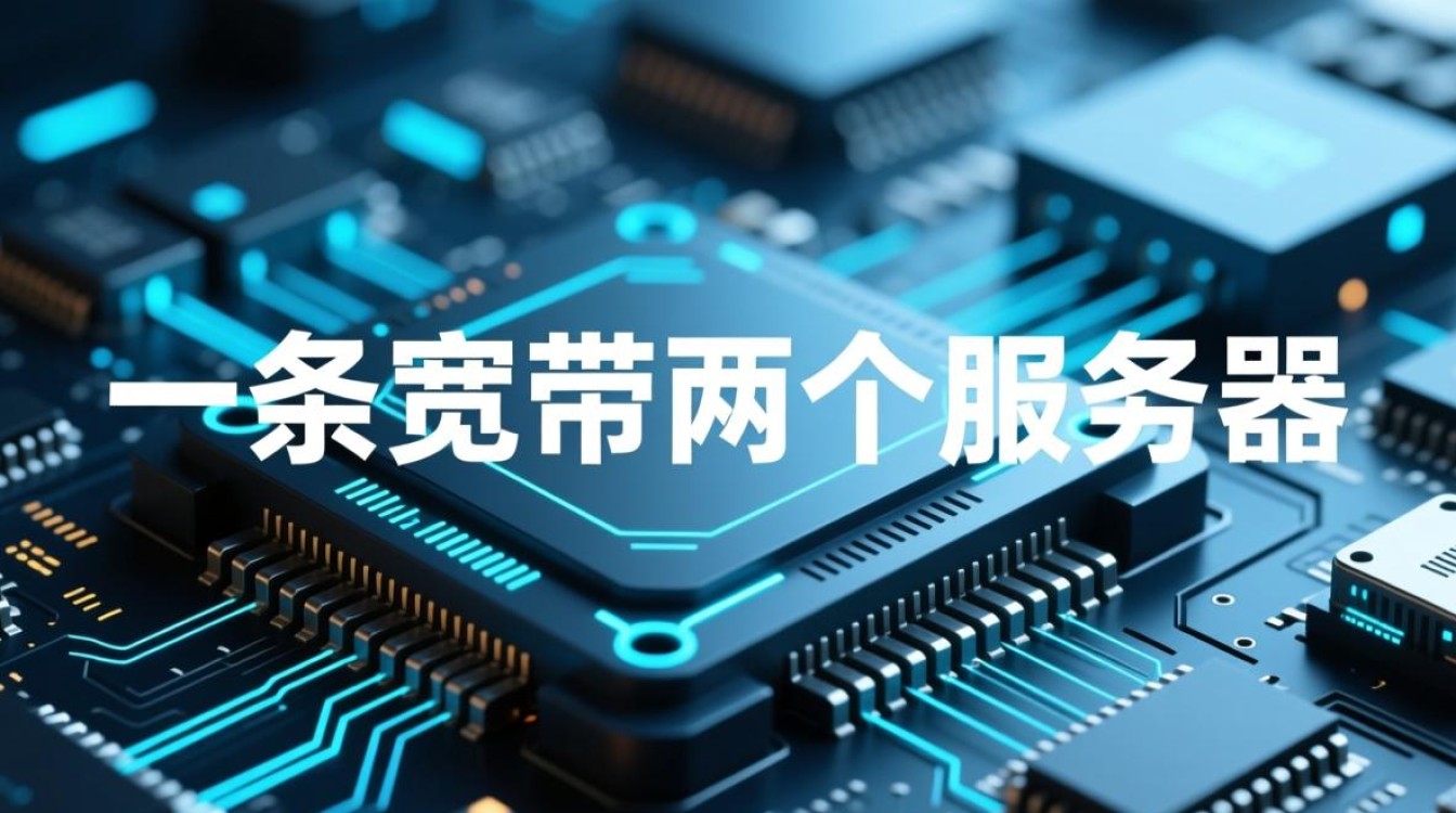 一条宽带如何同时连接两个服务器不卡顿？