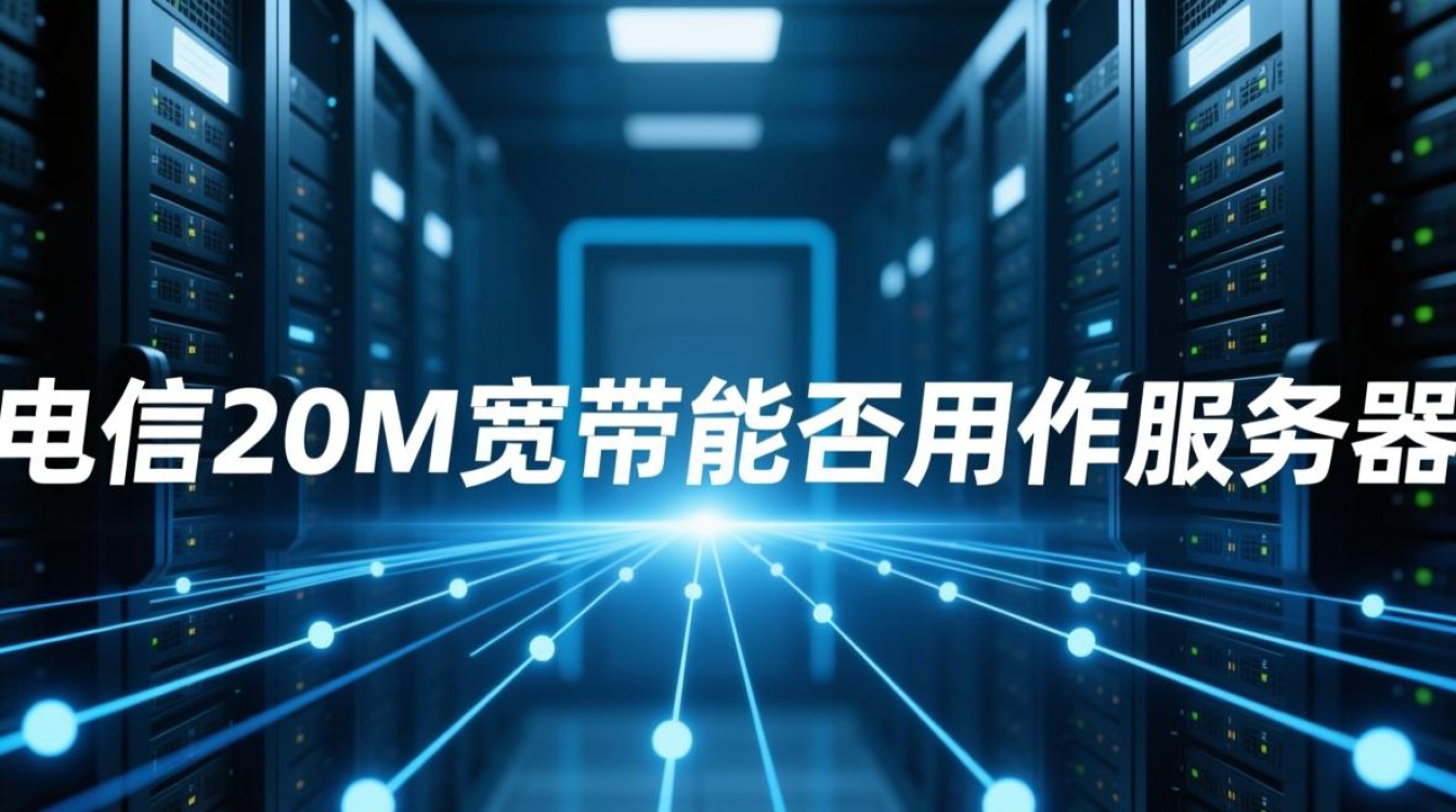 电信20m宽带能做服务器吗？稳定运行与带宽够用吗？