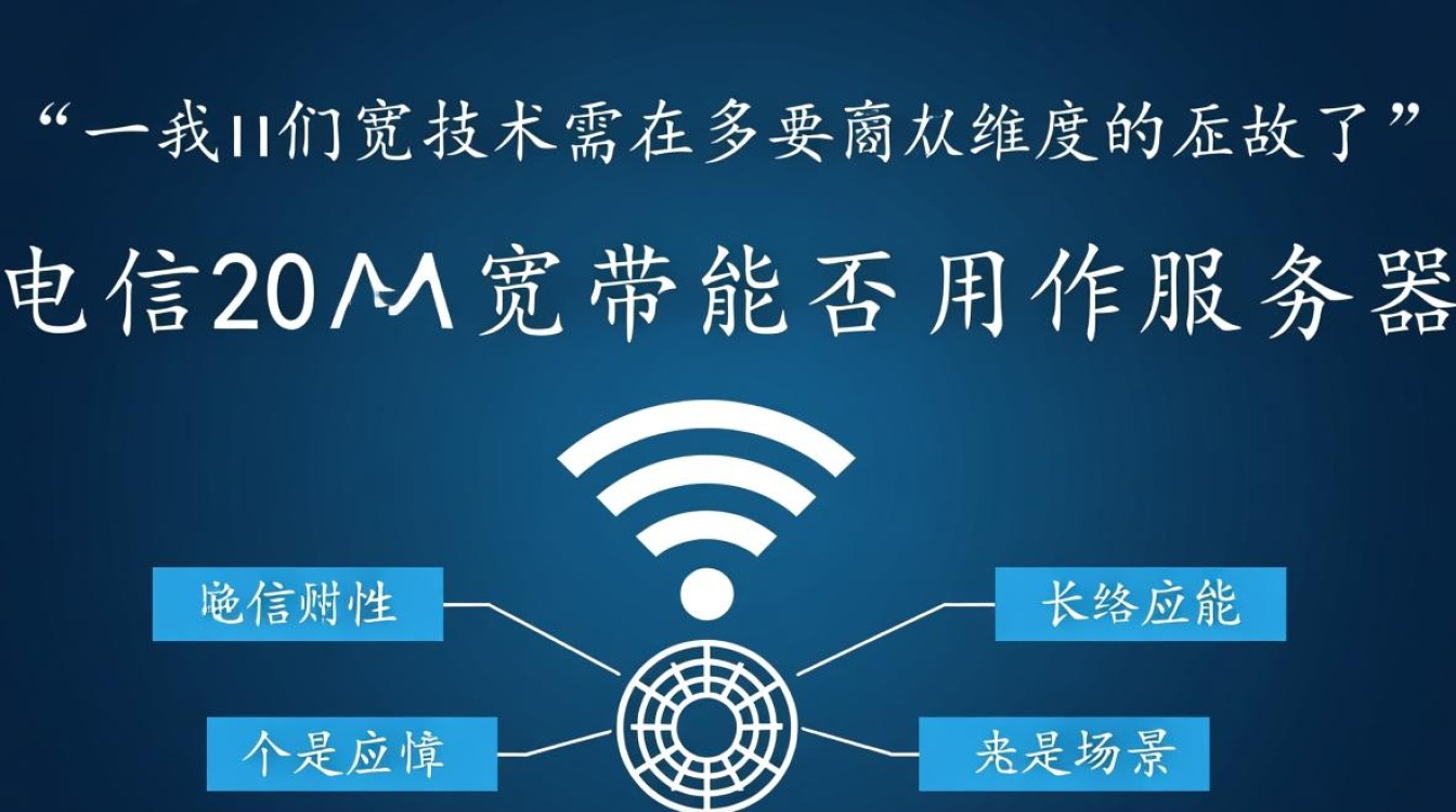 电信20m宽带能做服务器吗？稳定运行与带宽够用吗？