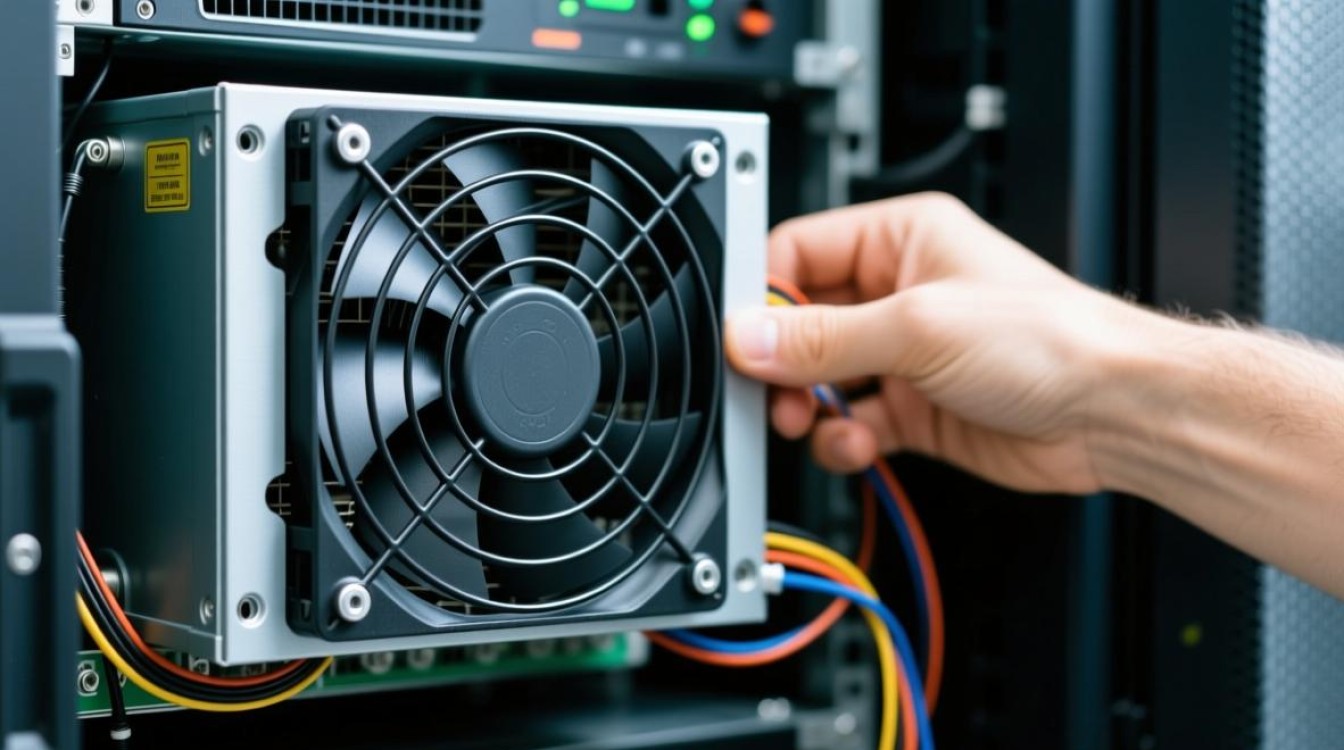 服务器电源换风扇后噪音还是大怎么办？