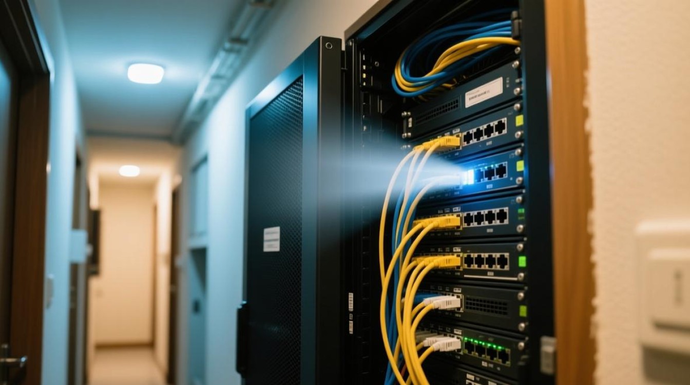 楼道宽带服务器一直响，是故障还是正常？影响网速吗？