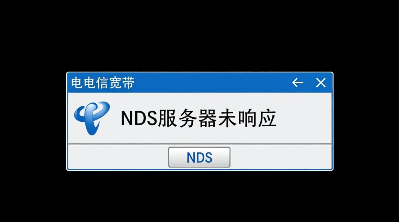 电信宽带nds服务器未响应怎么办？