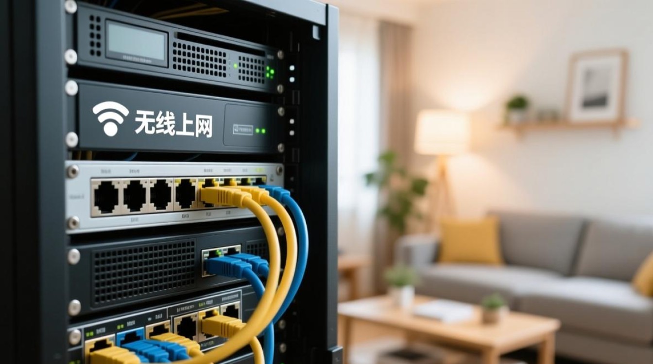 宽带服务器能当无线路由器实现无线上网吗？