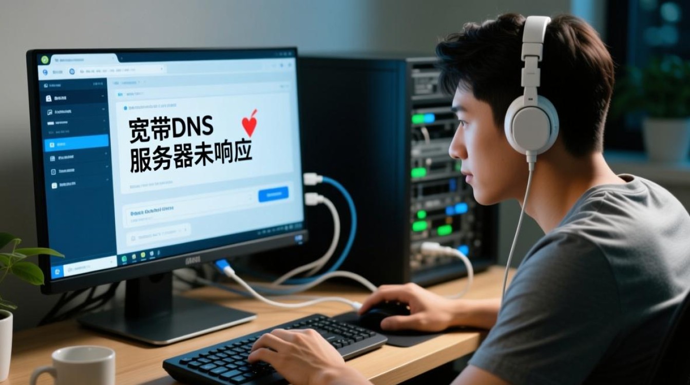 电信宽带dns服务器未响应怎么办？