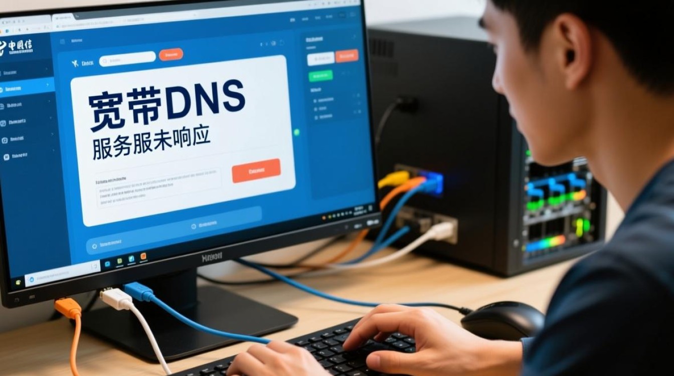 电信宽带dns服务器未响应怎么办？
