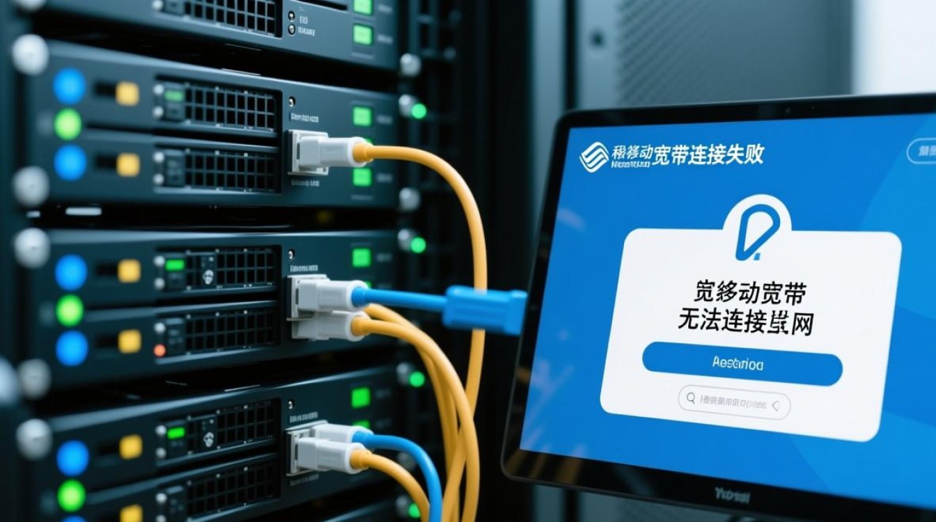 陕西移动宽带服务器连接失败怎么办？