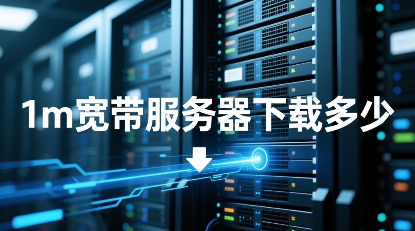 1m宽带服务器下载速度多少？实际能达到多少？