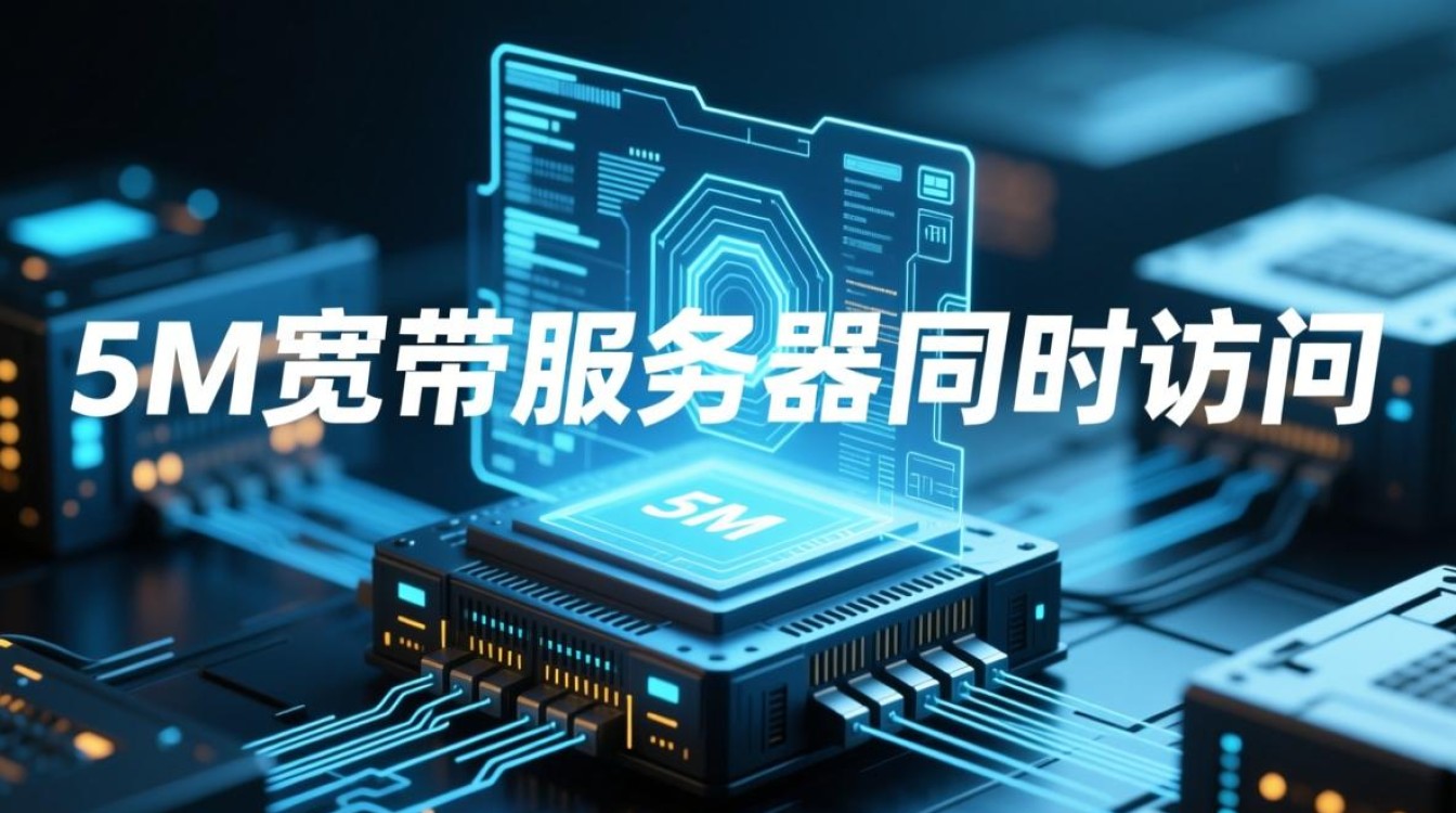 5m宽带服务器能同时支持多少用户访问不卡顿？