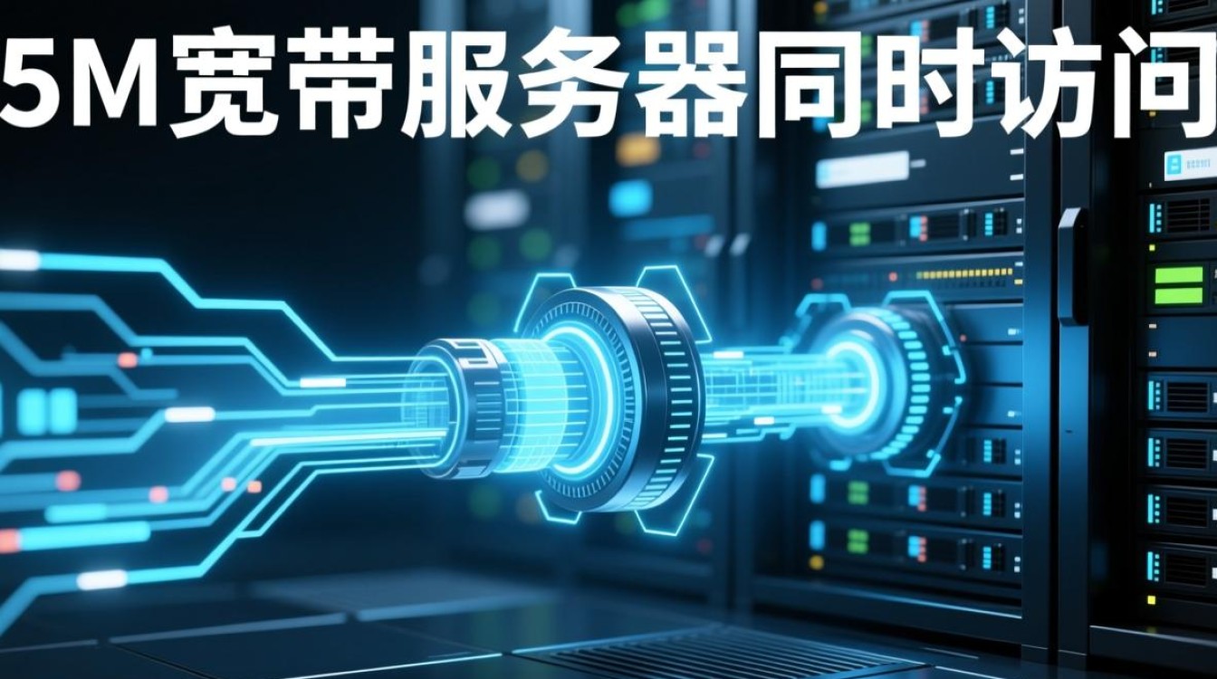 5m宽带服务器能同时支持多少用户访问不卡顿？