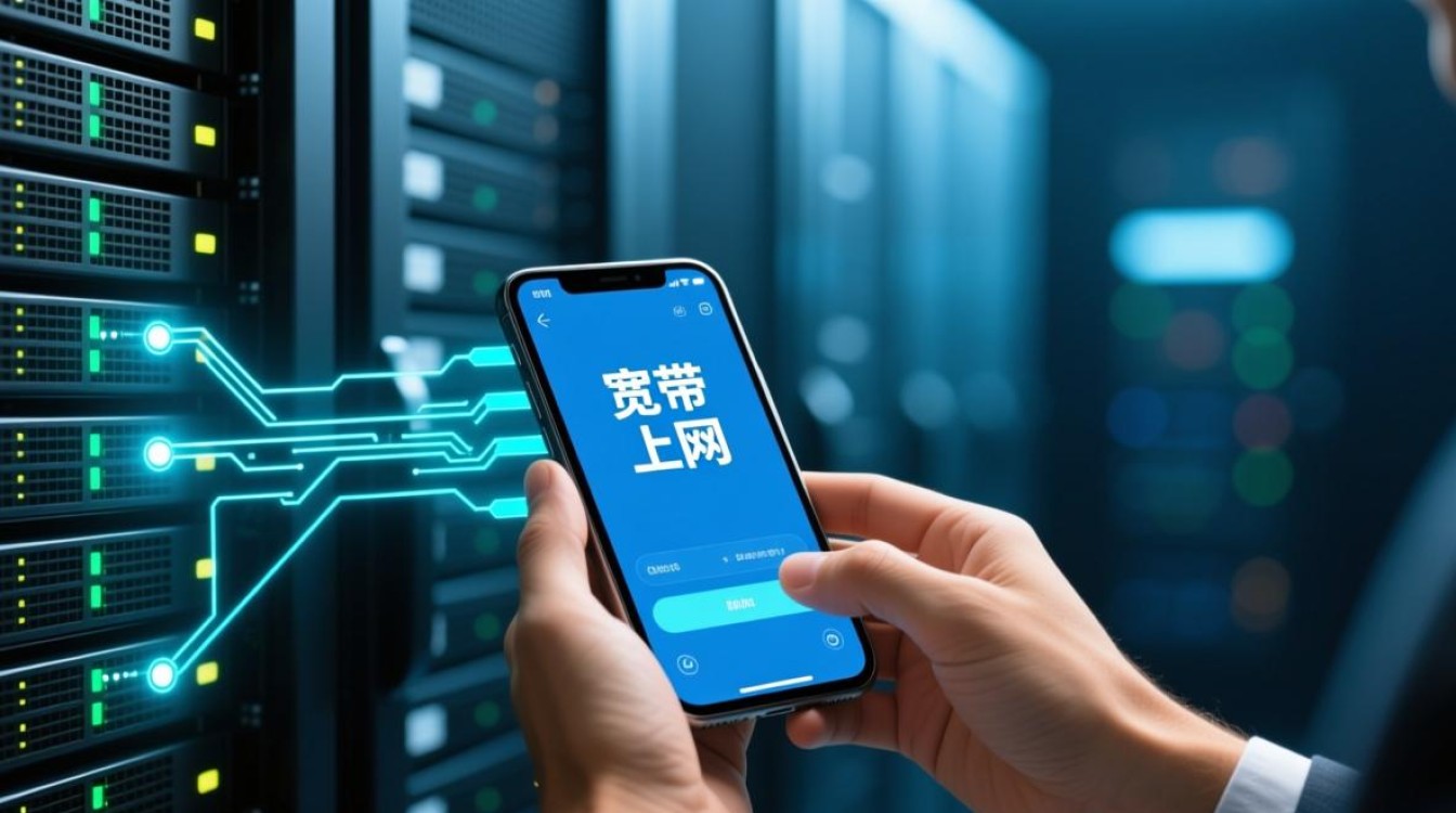 宽带服务器连接手机上网怎么设置？