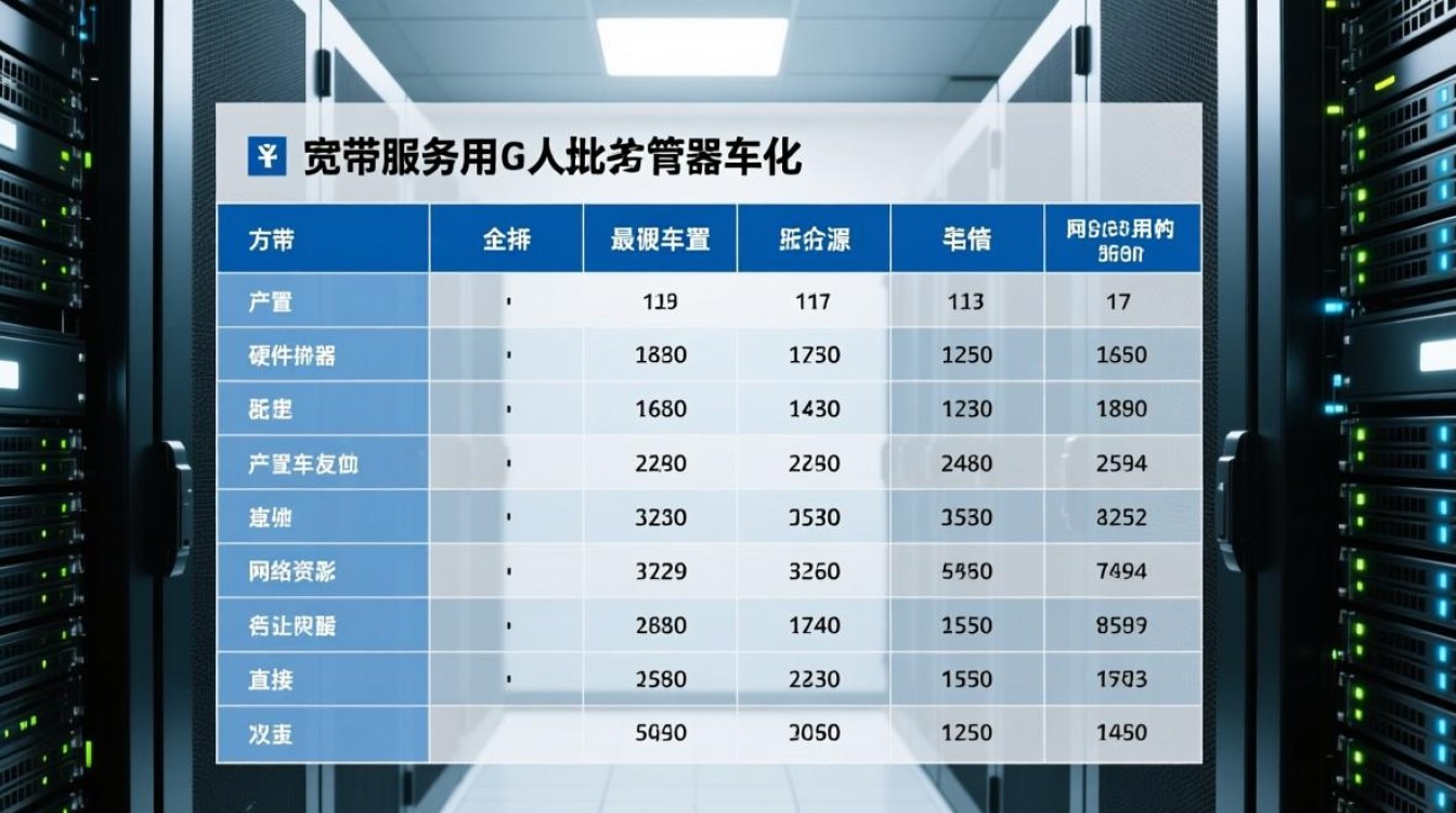 大宽带服务器租用价格表2025多少钱？M带宽配置怎么选？