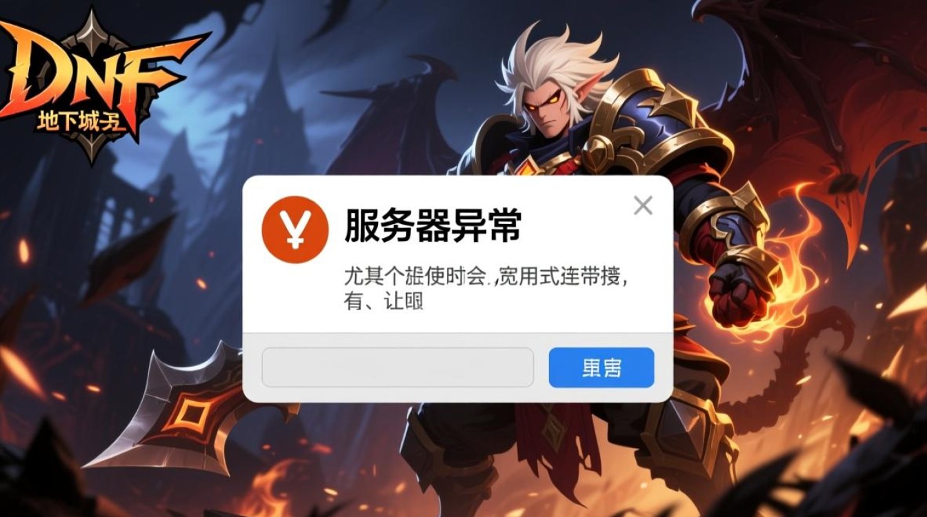 宽带DNF服务器异常是什么原因导致的？