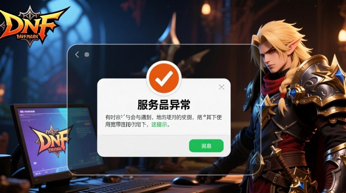 宽带DNF服务器异常是什么原因导致的？