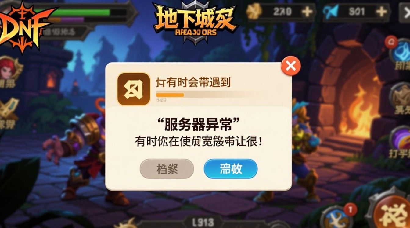 宽带DNF服务器异常是什么原因导致的？