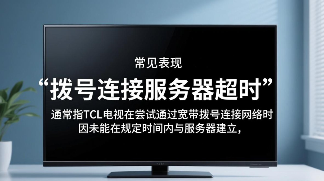 TCL电视宽带拨号连接服务器超时怎么办？
